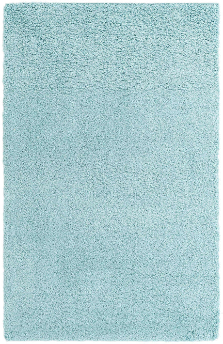 Turquoise 5' x 8' Everyday Shag Rectangle Area Rug Thick Soft Touch Fluffy & Plush Shaggy Pile 100% Polypropylene With Cotton Backing Durable  Carpet for Sale at Rug Engine