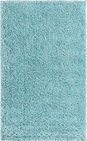 Turquoise 3' 3 x 5' 3 Everyday Shag Rectangle Area Rug Thick Soft Touch Fluffy & Plush Shaggy Pile 100% Polypropylene With Cotton Backing Durable  Carpet for Sale at Rug Engine