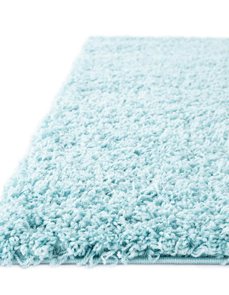 Turquoise 5' x 5' Everyday Shag Square Area Rug Thick Soft Touch Fluffy & Plush Shaggy Pile 100% Polypropylene With Cotton Backing Durable  Carpet for Sale at Rug Engine