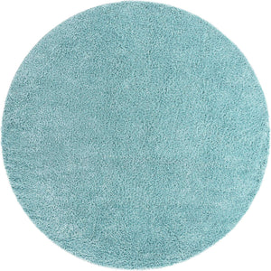 Turquoise 10' 2 x 10' 2 Everyday Shag Round Area Rug Thick Soft Touch Fluffy & Plush Shaggy Pile 100% Polypropylene With Cotton Backing Durable  Carpet for Sale at Rug Engine