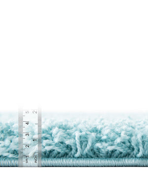 Turquoise 4' x 4' Everyday Shag Round Area Rug Thick Soft Touch Fluffy & Plush Shaggy Pile 100% Polypropylene With Cotton Backing Durable  Carpet for Sale at Rug Engine