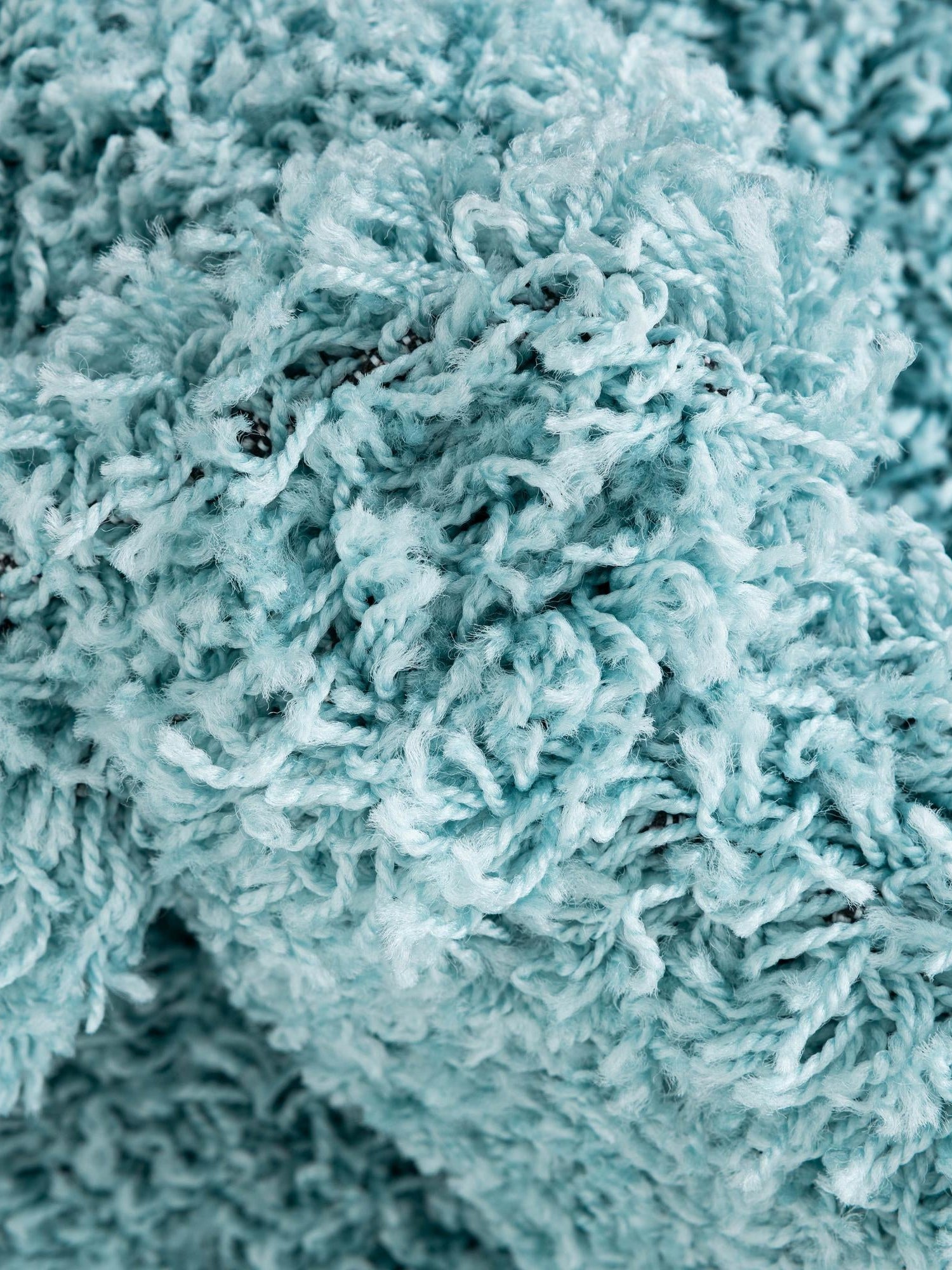 Turquoise 4' x 4' Everyday Shag Round Area Rug Thick Soft Touch Fluffy & Plush Shaggy Pile 100% Polypropylene With Cotton Backing Durable  Carpet for Sale at Rug Engine