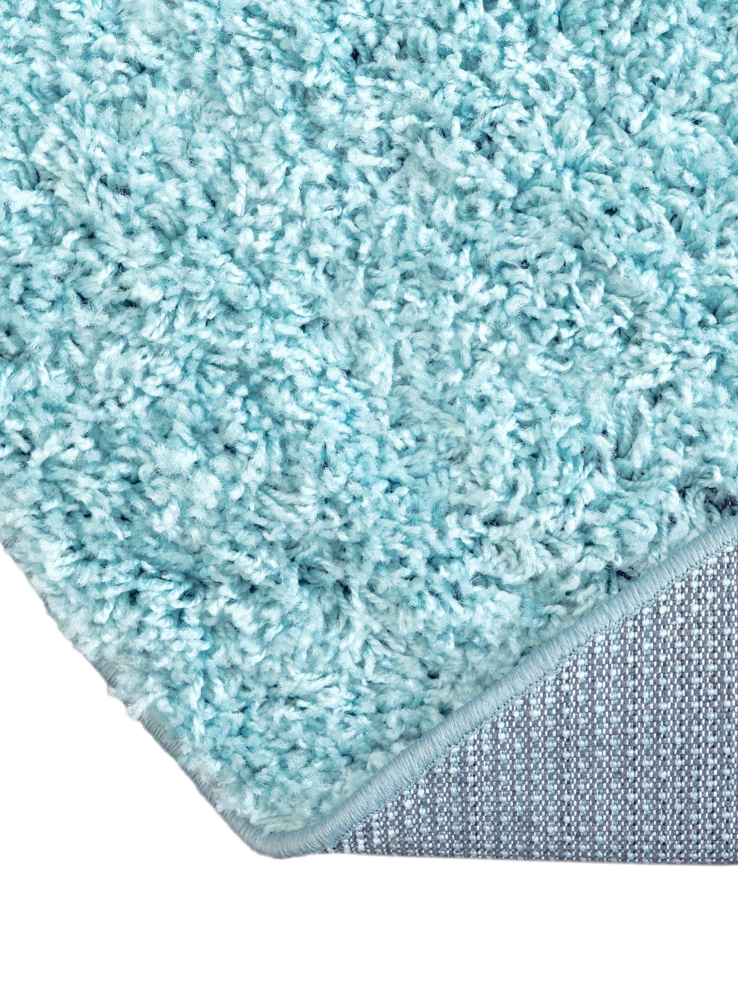 Turquoise 4' x 4' Everyday Shag Round Area Rug Thick Soft Touch Fluffy & Plush Shaggy Pile 100% Polypropylene With Cotton Backing Durable  Carpet for Sale at Rug Engine