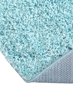 Turquoise 4' x 4' Everyday Shag Round Area Rug Thick Soft Touch Fluffy & Plush Shaggy Pile 100% Polypropylene With Cotton Backing Durable  Carpet for Sale at Rug Engine