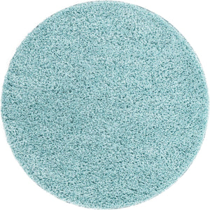 Turquoise 3' 3 x 3' 3 Everyday Shag Round Area Rug Thick Soft Touch Fluffy & Plush Shaggy Pile 100% Polypropylene With Cotton Backing Durable  Carpet for Sale at Rug Engine