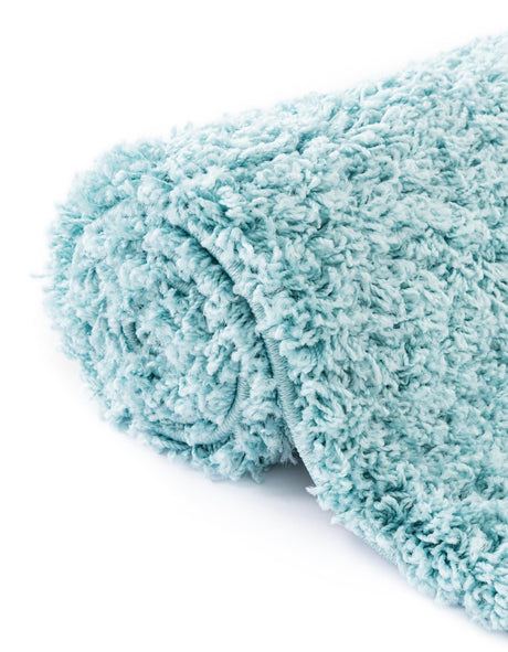 Turquoise 3' 3 x 5' 3 Everyday Shag Oval Area Rug Thick Soft Touch Fluffy & Plush Shaggy Pile 100% Polypropylene With Cotton Backing Durable  Carpet for Sale at Rug Engine