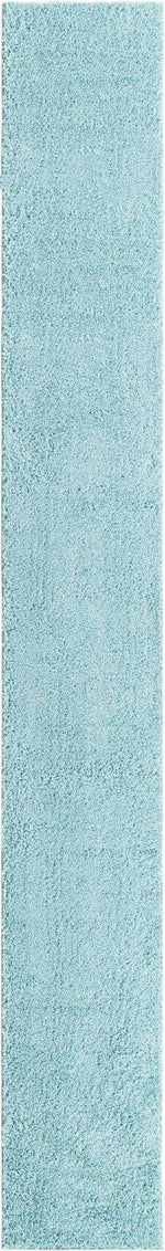 Turquoise 2' 6 x 19' 8 Everyday Shag Runner Area Rug Thick Soft Touch Fluffy & Plush Shaggy Pile 100% Polypropylene With Cotton Backing Durable  Carpet for Sale at Rug Engine