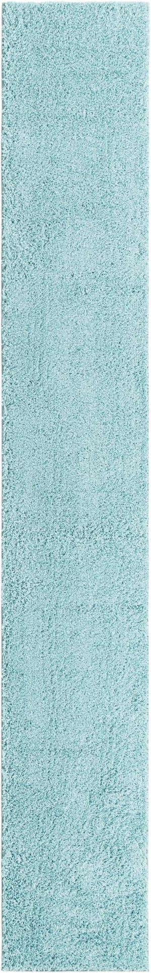 Turquoise 2' 6 x 16' 5 Everyday Shag Runner Area Rug Thick Soft Touch Fluffy & Plush Shaggy Pile 100% Polypropylene With Cotton Backing Durable  Carpet for Sale at Rug Engine