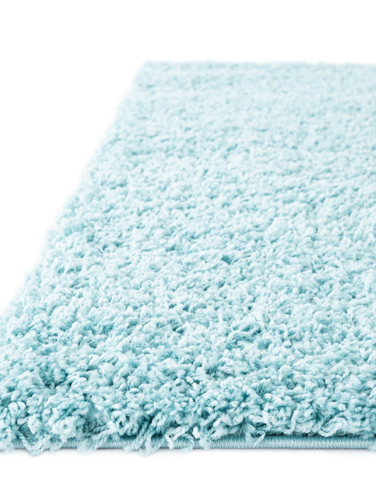 Turquoise 2' 6 x 13' Everyday Shag Runner Area Rug Thick Soft Touch Fluffy & Plush Shaggy Pile 100% Polypropylene With Cotton Backing Durable  Carpet for Sale at Rug Engine