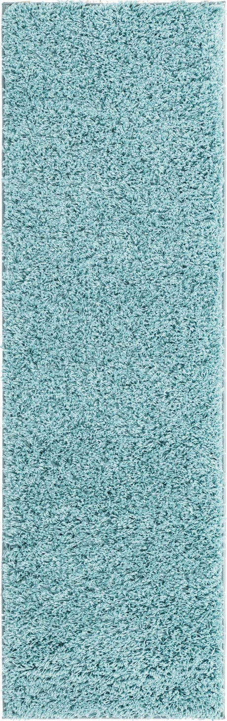 Turquoise 2' 2 x 6' 7 Everyday Shag Runner Area Rug Thick Soft Touch Fluffy & Plush Shaggy Pile 100% Polypropylene With Cotton Backing Durable  Carpet for Sale at Rug Engine