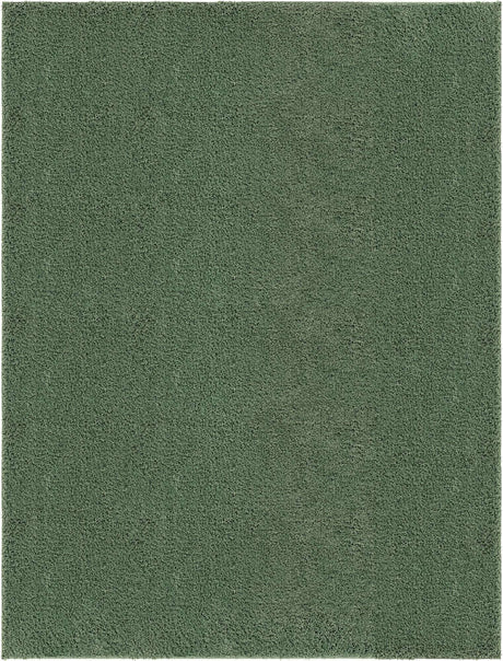 Green 10' x 13' Everyday Shag Rectangle Area Rug Thick Soft Touch Fluffy & Plush Shaggy Pile 100% Polypropylene With Cotton Backing Durable  Carpet for Sale at Rug Engine