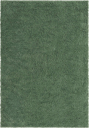 Green 7' x 10' Everyday Shag Rectangle Area Rug Thick Soft Touch Fluffy & Plush Shaggy Pile 100% Polypropylene With Cotton Backing Durable  Carpet for Sale at Rug Engine
