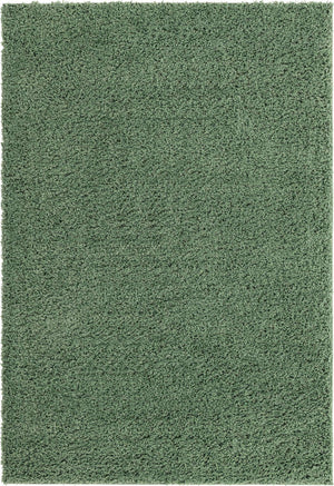 Green 6' x 9' Everyday Shag Rectangle Area Rug Thick Soft Touch Fluffy & Plush Shaggy Pile 100% Polypropylene With Cotton Backing Durable  Carpet for Sale at Rug Engine