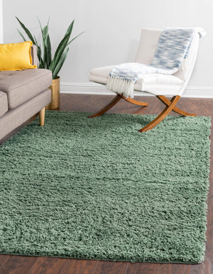 Green 3' 3 x 5' 3 Everyday Shag Rectangle Rug
