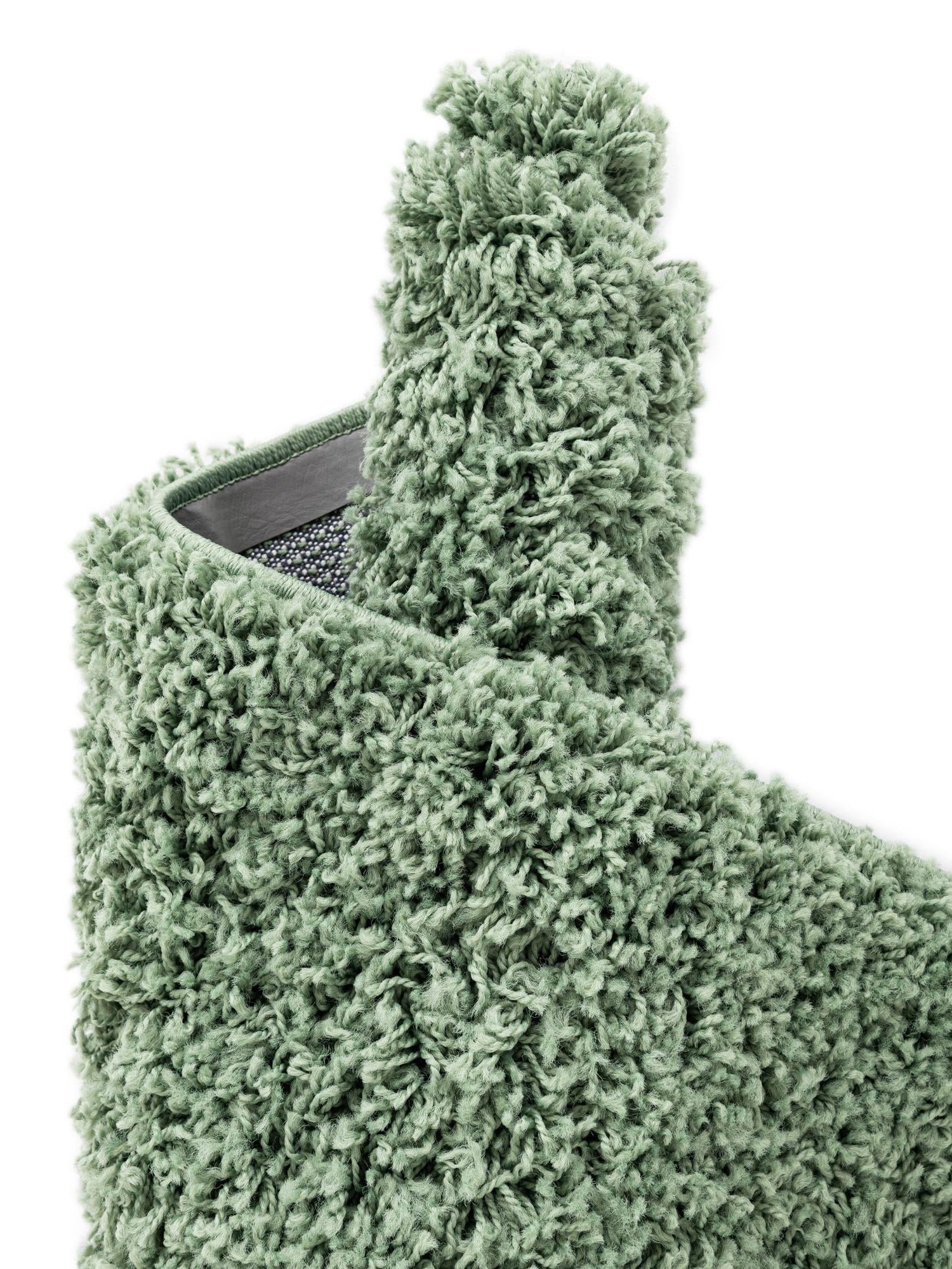 Green 6' x 9' Everyday Shag Rectangle Area Rug Thick Soft Touch Fluffy & Plush Shaggy Pile 100% Polypropylene With Cotton Backing Durable  Carpet for Sale at Rug Engine