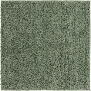 Green 5' x 5' Everyday Shag Square Area Rug Thick Soft Touch Fluffy & Plush Shaggy Pile 100% Polypropylene With Cotton Backing Durable  Carpet for Sale at Rug Engine