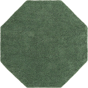 Green 7' 10 x 7' 10 Everyday Shag Octagon Area Rug Thick Soft Touch Fluffy & Plush Shaggy Pile 100% Polypropylene With Cotton Backing Durable  Carpet for Sale at Rug Engine