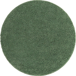 Green 10' 2 x 10' 2 Everyday Shag Round Area Rug Thick Soft Touch Fluffy & Plush Shaggy Pile 100% Polypropylene With Cotton Backing Durable  Carpet for Sale at Rug Engine