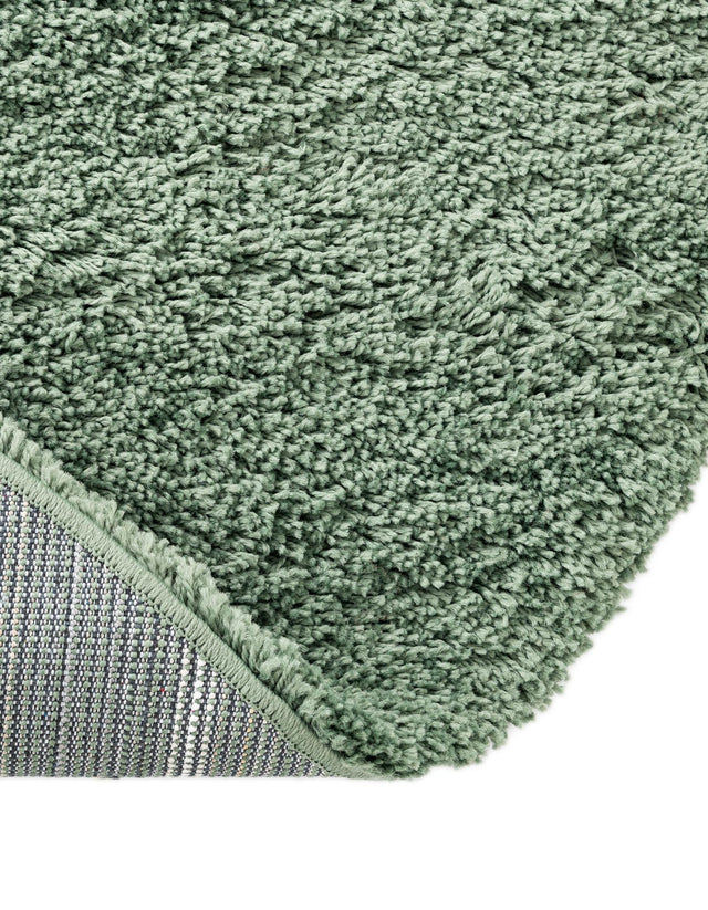 Green 7' 10 x 7' 10 Everyday Shag Round Area Rug Thick Soft Touch Fluffy & Plush Shaggy Pile 100% Polypropylene With Cotton Backing Durable  Carpet for Sale at Rug Engine