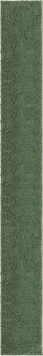 Green 2' 6 x 19' 8 Everyday Shag Runner Area Rug Thick Soft Touch Fluffy & Plush Shaggy Pile 100% Polypropylene With Cotton Backing Durable  Carpet for Sale at Rug Engine