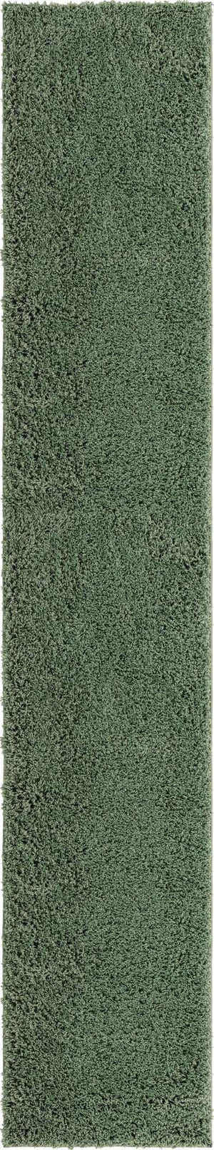 Green 2' 6 x 13' Everyday Shag Runner Area Rug Thick Soft Touch Fluffy & Plush Shaggy Pile 100% Polypropylene With Cotton Backing Durable  Carpet for Sale at Rug Engine