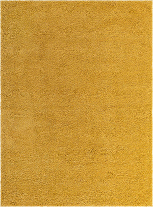 Yellow 9' x 12' Everyday Shag Rectangle Area Rug Thick Soft Touch Fluffy & Plush Shaggy Pile 100% Polypropylene With Cotton Backing Durable  Carpet for Sale at Rug Engine