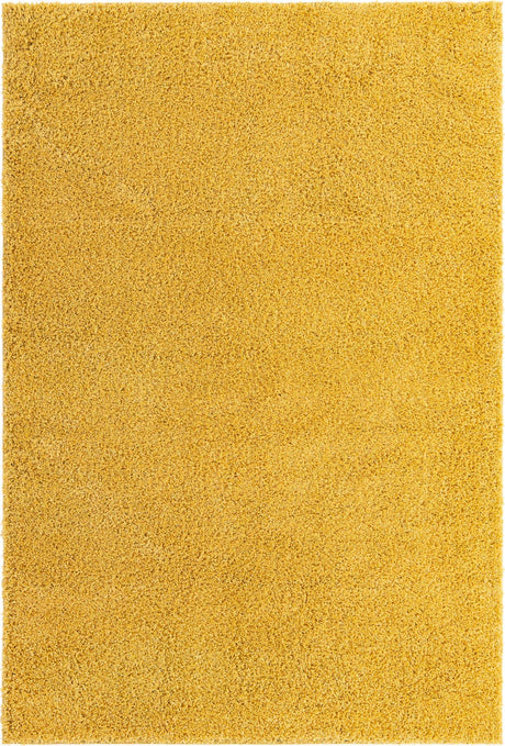 Yellow 8' x 11' Everyday Shag Rectangle Area Rug Thick Soft Touch Fluffy & Plush Shaggy Pile 100% Polypropylene With Cotton Backing Durable  Carpet for Sale at Rug Engine