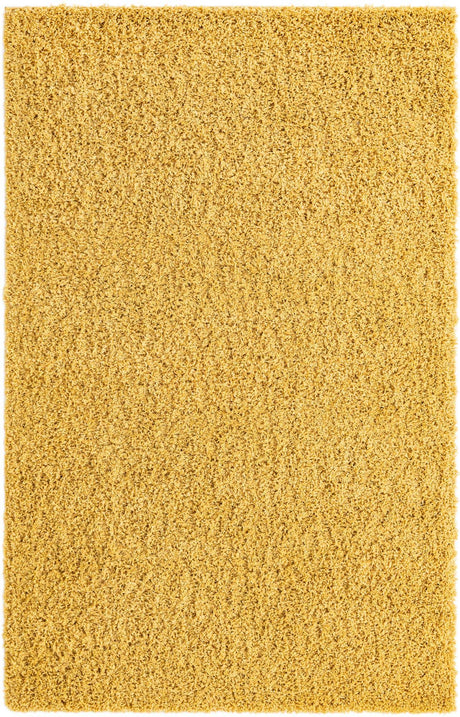 Yellow 5' x 8' Everyday Shag Rectangle Area Rug Thick Soft Touch Fluffy & Plush Shaggy Pile 100% Polypropylene With Cotton Backing Durable  Carpet for Sale at Rug Engine