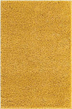 Yellow 4' x 6' Everyday Shag Rectangle Area Rug Thick Soft Touch Fluffy & Plush Shaggy Pile 100% Polypropylene With Cotton Backing Durable  Carpet for Sale at Rug Engine