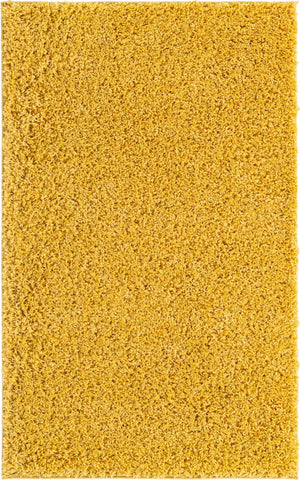 Yellow 3' 3 x 5' 3 Everyday Shag Rectangle Area Rug Thick Soft Touch Fluffy & Plush Shaggy Pile 100% Polypropylene With Cotton Backing Durable  Carpet for Sale at Rug Engine