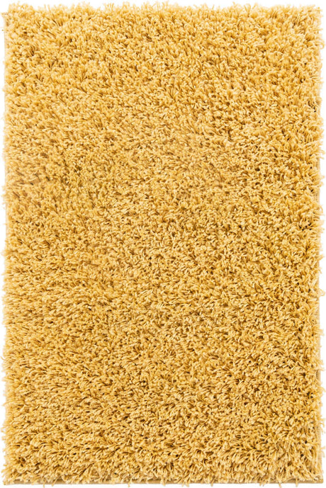 Yellow 2' 2 x 3' Everyday Shag Rectangle Area Rug Thick Soft Touch Fluffy & Plush Shaggy Pile 100% Polypropylene With Cotton Backing Durable  Carpet for Sale at Rug Engine