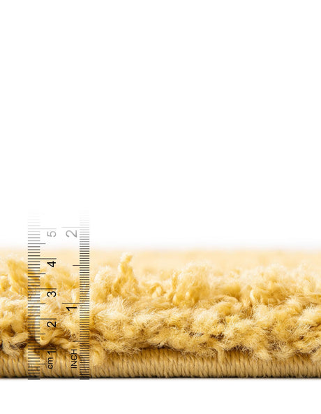 Yellow 6' x 6' Everyday Shag Octagon Area Rug Thick Soft Touch Fluffy & Plush Shaggy Pile 100% Polypropylene With Cotton Backing Durable  Carpet for Sale at Rug Engine