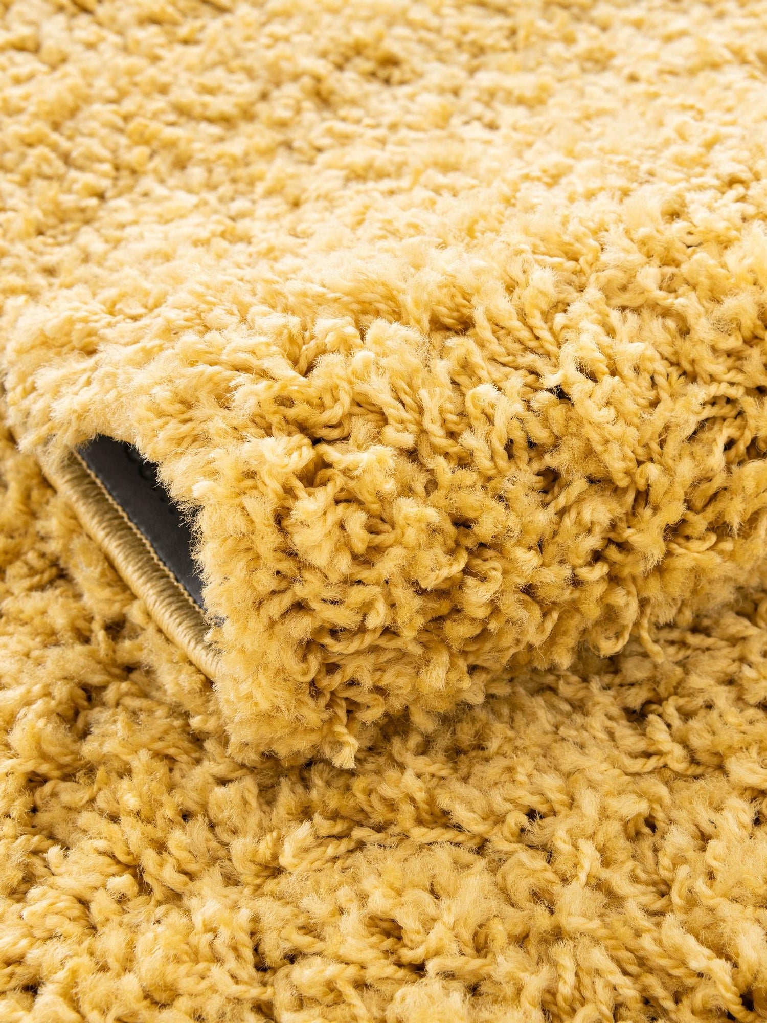Yellow 4' x 4' Everyday Shag Octagon Area Rug Thick Soft Touch Fluffy & Plush Shaggy Pile 100% Polypropylene With Cotton Backing Durable  Carpet for Sale at Rug Engine