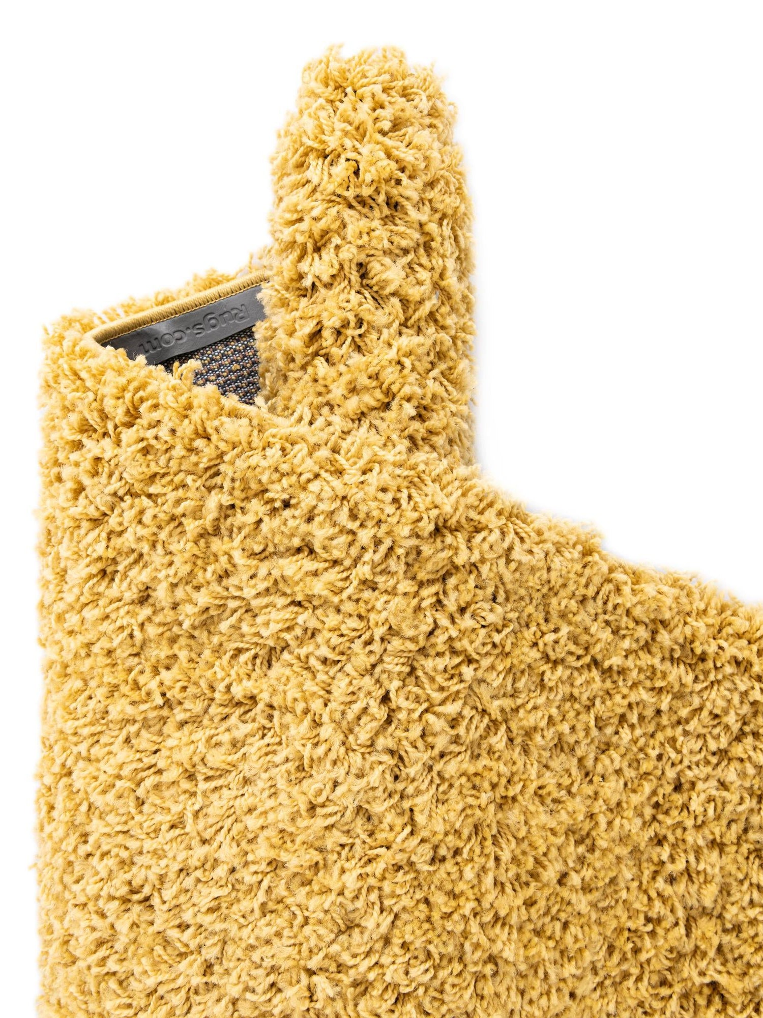 Yellow 5' x 5' Everyday Shag Round Area Rug Thick Soft Touch Fluffy & Plush Shaggy Pile 100% Polypropylene With Cotton Backing Durable  Carpet for Sale at Rug Engine