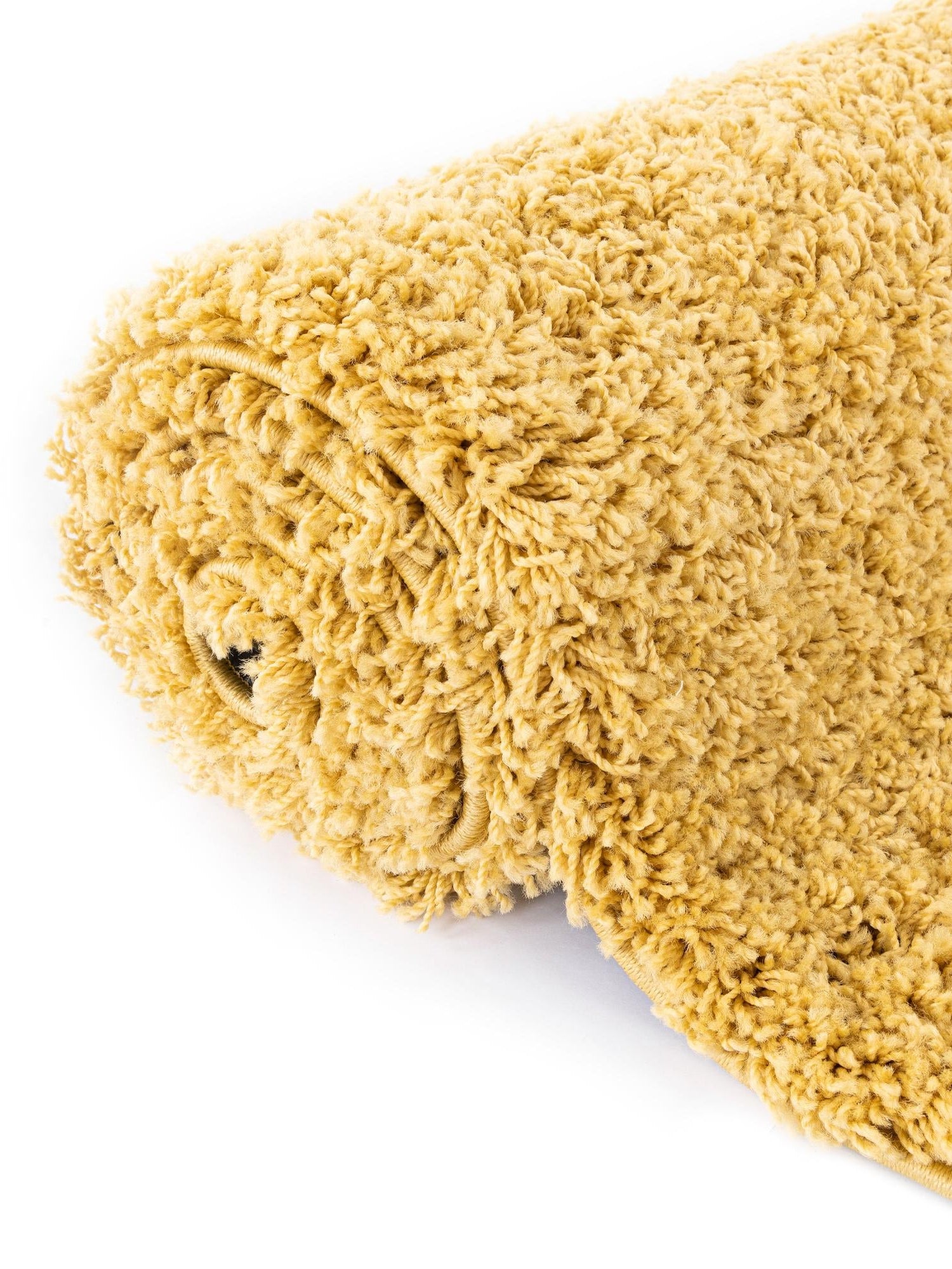 Yellow 12' 4 x 12' 4 Everyday Shag Round Area Rug Thick Soft Touch Fluffy & Plush Shaggy Pile 100% Polypropylene With Cotton Backing Durable  Carpet for Sale at Rug Engine