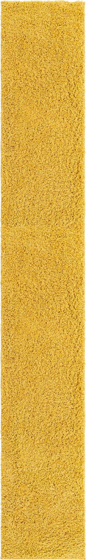 Yellow 2' 6 x 16' 5 Everyday Shag Runner Area Rug Thick Soft Touch Fluffy & Plush Shaggy Pile 100% Polypropylene With Cotton Backing Durable  Carpet for Sale at Rug Engine