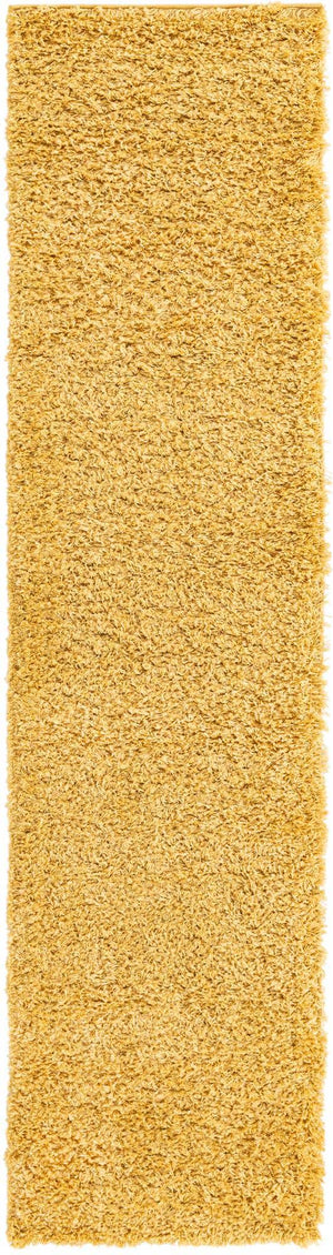 Yellow 2' 6 x 10' Everyday Shag Runner Area Rug Thick Soft Touch Fluffy & Plush Shaggy Pile 100% Polypropylene With Cotton Backing Durable  Carpet for Sale at Rug Engine