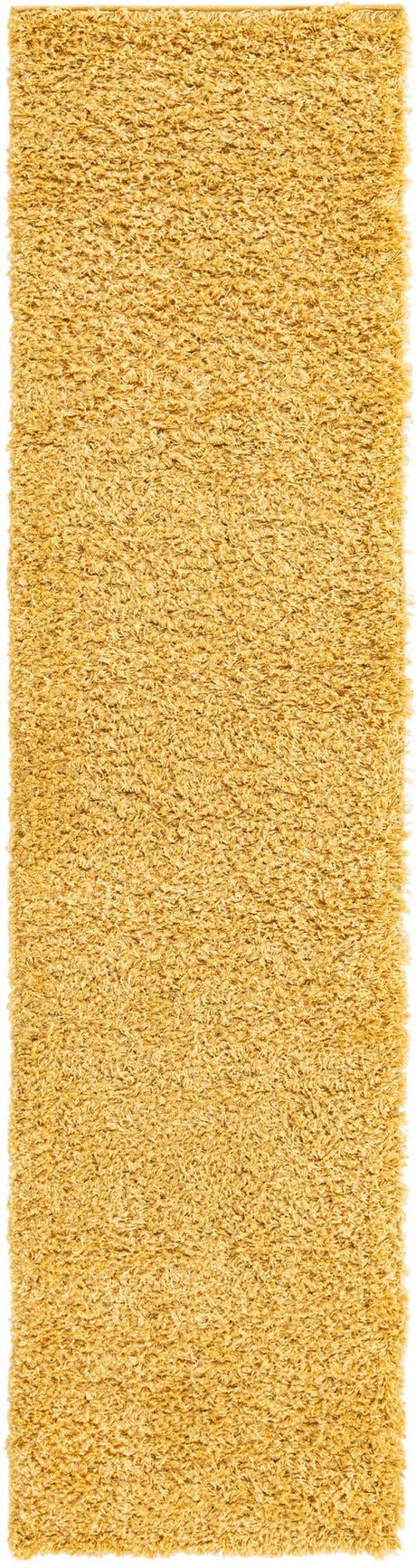 Yellow 2' 6 x 10' Everyday Shag Runner Area Rug Thick Soft Touch Fluffy & Plush Shaggy Pile 100% Polypropylene With Cotton Backing Durable  Carpet for Sale at Rug Engine