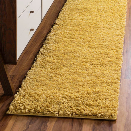 Yellow 2' 2 x 6' 7 Everyday Shag Runner Area Rug Thick Soft Touch Fluffy & Plush Shaggy Pile 100% Polypropylene With Cotton Backing Durable  Carpet for Sale at Rug Engine