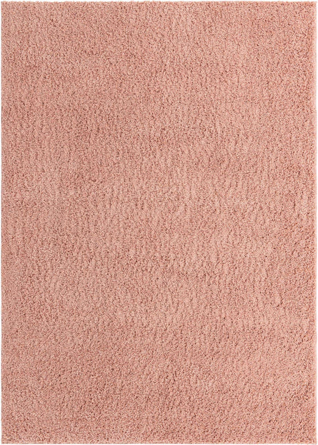 Rose Pink 8' x 11' Everyday Shag Rectangle Area Rug Thick Soft Touch Fluffy & Plush Shaggy Pile 100% Polypropylene With Cotton Backing Durable  Carpet for Sale at Rug Engine