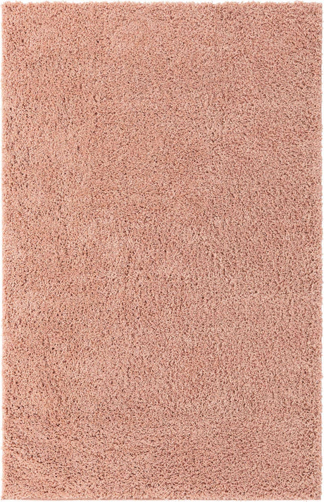 Rose Pink 6' x 9' Everyday Shag Rectangle Area Rug Thick Soft Touch Fluffy & Plush Shaggy Pile 100% Polypropylene With Cotton Backing Durable  Carpet for Sale at Rug Engine