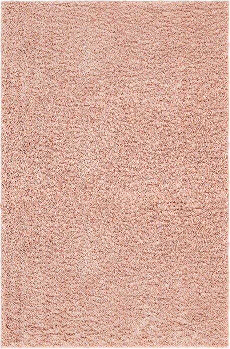 Rose Pink 4' x 6' Everyday Shag Rectangle Area Rug Thick Soft Touch Fluffy & Plush Shaggy Pile 100% Polypropylene With Cotton Backing Durable  Carpet for Sale at Rug Engine