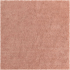 Rose Pink 7' 10 x 7' 10 Everyday Shag Square Area Rug Thick Soft Touch Fluffy & Plush Shaggy Pile 100% Polypropylene With Cotton Backing Durable  Carpet for Sale at Rug Engine
