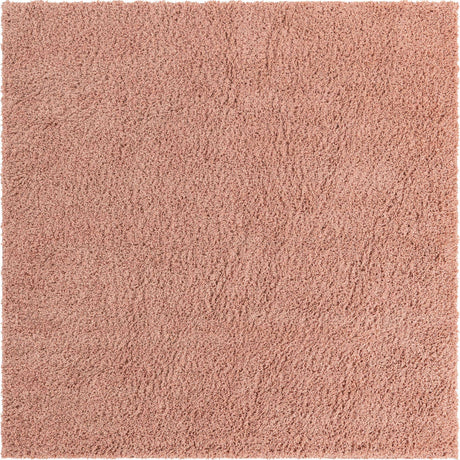 Rose Pink 7' 10 x 7' 10 Everyday Shag Square Area Rug Thick Soft Touch Fluffy & Plush Shaggy Pile 100% Polypropylene With Cotton Backing Durable  Carpet for Sale at Rug Engine