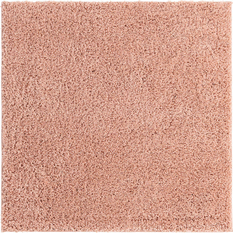 Rose Pink 5' x 5' Everyday Shag Square Area Rug Thick Soft Touch Fluffy & Plush Shaggy Pile 100% Polypropylene With Cotton Backing Durable  Carpet for Sale at Rug Engine