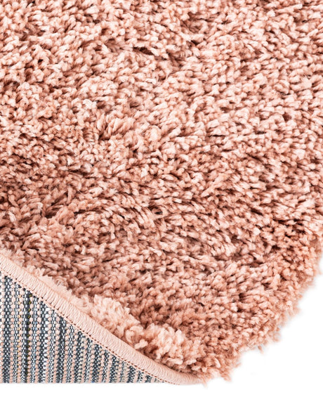 Rose Pink 3' 3 x 3' 3 Everyday Shag Round Area Rug Thick Soft Touch Fluffy & Plush Shaggy Pile 100% Polypropylene With Cotton Backing Durable  Carpet for Sale at Rug Engine