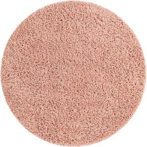 Rose Pink 3' 3 x 3' 3 Everyday Shag Round Area Rug Thick Soft Touch Fluffy & Plush Shaggy Pile 100% Polypropylene With Cotton Backing Durable  Carpet for Sale at Rug Engine