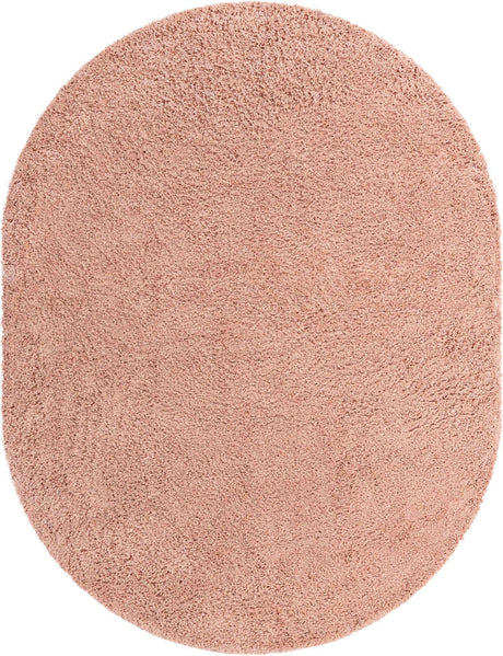 Rose Pink 8' x 10' Everyday Shag Oval Area Rug Thick Soft Touch Fluffy & Plush Shaggy Pile 100% Polypropylene With Cotton Backing Durable  Carpet for Sale at Rug Engine