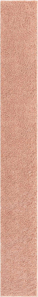 Rose Pink 2' 6 x 19' 8 Everyday Shag Runner Area Rug Thick Soft Touch Fluffy & Plush Shaggy Pile 100% Polypropylene With Cotton Backing Durable  Carpet for Sale at Rug Engine