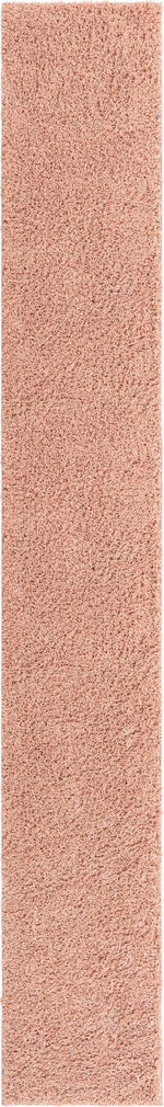 Rose Pink 2' 6 x 16' 5 Everyday Shag Runner Area Rug Thick Soft Touch Fluffy & Plush Shaggy Pile 100% Polypropylene With Cotton Backing Durable  Carpet for Sale at Rug Engine